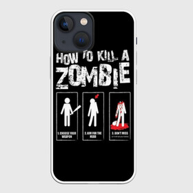 Чехол для iPhone 13 mini с принтом Как убить зомби в Санкт-Петербурге,  |  | Тематика изображения на принте: ангел | демон | дым | дьявол | зомби | кости | монстр | огонь | пламя | призрак | череп | яркие