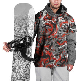 Накидка на куртку 3D с принтом Сколопендры в Санкт-Петербурге, 100% полиэстер |  | Тематика изображения на принте: камуфляж | красный | лапки | милитари | многоножка | насекомые | орнжевый | паттрен | серый | сороконожка | узор