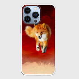 Чехол для iPhone 13 Pro с принтом Огненная Лиса в Санкт-Петербурге,  |  | Тематика изображения на принте: fire fox | firefox | fox | fox say | ylvis   the fox | главное фыр | кицунэ | лиза | лиса | лисичка | мемасики | мемы | огонь | фыр фыр | хитрая лиса | я хочу фырфыр