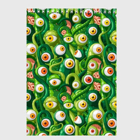 Скетчбук с принтом Щупальца с глазами в Санкт-Петербурге, 100% бумага
 | 48 листов, плотность листов — 100 г/м2, плотность картонной обложки — 250 г/м2. Листы скреплены сверху удобной пружинной спиралью | aliens | background | cartoons | children | eyes | fashion | funny | i | monsters | pattern | red | scary | style | весёлые | глаза | графика | детский | иллюстрация | инопланетяне | картинка | красные | мода | мультяшные | орнамент | персонажи