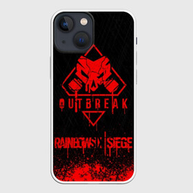 Чехол для iPhone 13 mini с принтом RAINBOW SIX SIEGE OUTBREAK в Санкт-Петербурге,  |  | game | outbreak | rainbow six | rainbow six siege | игра