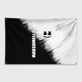 Флаг-баннер с принтом Marshmello 3 в Санкт-Петербурге, 100% полиэстер | размер 67 х 109 см, плотность ткани — 95 г/м2; по краям флага есть четыре люверса для крепления | dj | fortnite | marshmello | music | дж | зефир | маршмелоу | музыка | форнайт | фортнайт