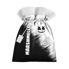 Подарочный 3D мешок с принтом Marshmello 3 в Санкт-Петербурге, 100% полиэстер | Размер: 29*39 см | dj | fortnite | marshmello | music | дж | зефир | маршмелоу | музыка | форнайт | фортнайт