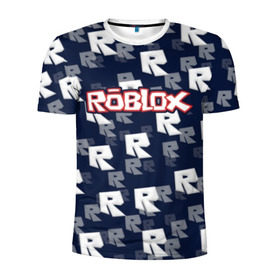 Мужская футболка 3D спортивная с принтом Roblox в Санкт-Петербурге, 100% полиэстер с улучшенными характеристиками | приталенный силуэт, круглая горловина, широкие плечи, сужается к линии бедра | roblox   массовая многопользовательская онлай | ориентированная на детей и подростков в возра