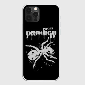 Чехол для iPhone 12 Pro с принтом The Prodigy логотип в Санкт-Петербурге, силикон | область печати: задняя сторона чехла, без боковых панелей | 2019 | album | art | break | dance | logo | music | prodigy | брейк | граффити | группа | заставка | лого | логотип | музыка | муравей | новый альбом | обложка альбома | продиджи