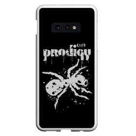 Чехол для Samsung S10E с принтом The Prodigy логотип в Санкт-Петербурге, Силикон | Область печати: задняя сторона чехла, без боковых панелей | Тематика изображения на принте: 2019 | album | art | break | dance | logo | music | prodigy | брейк | граффити | группа | заставка | лого | логотип | музыка | муравей | новый альбом | обложка альбома | продиджи