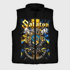 Мужской жилет утепленный 3D с принтом Sabaton в Санкт-Петербурге,  |  | heavy metal | metal | sabaton | группы | метал | музыка | пауэр метал | рок | сабатон | хэви метал