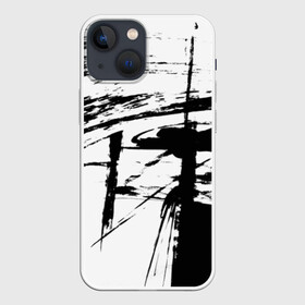 Чехол для iPhone 13 mini с принтом Черно белая футболка в Санкт-Петербурге,  |  | молодежная | подарок | стильная | футболка