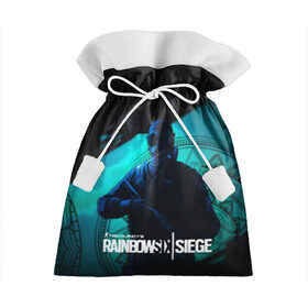 Подарочный 3D мешок с принтом Rainbow Six Siege. Thatcher в Санкт-Петербурге, 100% полиэстер | Размер: 29*39 см | 