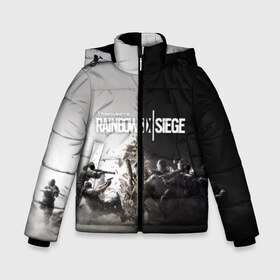 Зимняя куртка для мальчиков 3D с принтом Tom Clancy’s Rainbow Six Siege в Санкт-Петербурге, ткань верха — 100% полиэстер; подклад — 100% полиэстер, утеплитель — 100% полиэстер | длина ниже бедра, удлиненная спинка, воротник стойка и отстегивающийся капюшон. Есть боковые карманы с листочкой на кнопках, утяжки по низу изделия и внутренний карман на молнии. 

Предусмотрены светоотражающий принт на спинке, радужный светоотражающий элемент на пуллере молнии и на резинке для утяжки | 6 | 9 | ash | castle | clancy’s | doc | fbi | gamer | gign | gsg | montagne | rainbow | rook | sas | shooter | siege | six | swat | thermite | tom | twitch | ubisoft | осада | радуга | спецназ | шутер