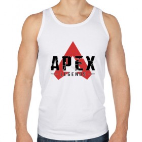 Мужская майка хлопок с принтом Apex Legends Logo в Санкт-Петербурге, 100% хлопок |  | apex | apex legends | bangalor | bloodhound | caustic | gibraltar | legends | lifeline | logo | mirage | pathfinder | titanfall | wraith | апекс