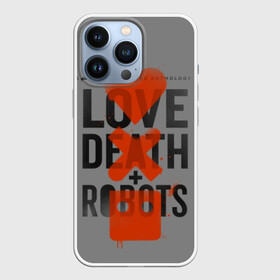 Чехол для iPhone 13 Pro с принтом LoveD+R в Санкт-Петербурге,  |  | death | love death + robots | netflix | robots | любовь | нетфликс | роботы | сериал