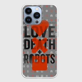 Чехол для iPhone 13 Pro с принтом LOVE DEATH + ROBOTS в Санкт-Петербурге,  |  | death | love death + robots | netflix | robots | любовь | нетфликс | роботы | сериал