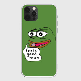 Чехол для iPhone 12 Pro Max с принтом Feels Good Man в Санкт-Петербурге, Силикон |  | pepe | pepe frog | зеленая лягушка | лягушка | пепе