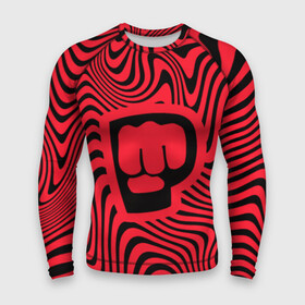 Мужской рашгард 3D с принтом PewDiePie Logo в Санкт-Петербурге,  |  | bro fist | pdp. | pewdiepie | блоггер | логотип | пьюдипай | ютуб | ютубер