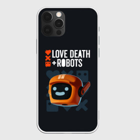 Чехол для iPhone 12 Pro с принтом Love, Death & Robots в Санкт-Петербурге, силикон | область печати: задняя сторона чехла, без боковых панелей | cartoon | death | fantasy | heavy | horror | metal | miller | netflix | robots | tim | witness | любовь | миллер | мультфильм | робот | роботы | тим | ужасы | фэнтези