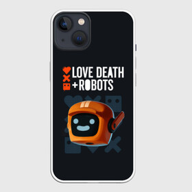 Чехол для iPhone 13 с принтом Love, Death  Robots в Санкт-Петербурге,  |  | cartoon | death | fantasy | heavy | horror | metal | miller | netflix | robots | tim | witness | любовь | миллер | мультфильм | робот | роботы | тим | ужасы | фэнтези