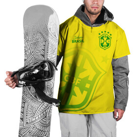 Накидка на куртку 3D с принтом Бразилия в Санкт-Петербурге, 100% полиэстер |  | brasil | brazil | бразилия | бразильская сборная | сборная бразилии | сборная бразилии по футболу | сборные | форма | футбол | футбольные сборные | чемпиона | чемпионат мира
