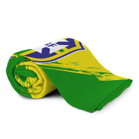 Плед 3D с принтом Бразилия в Санкт-Петербурге, 100% полиэстер | закругленные углы, все края обработаны. Ткань не мнется и не растягивается | brasil | brazil | бразилия | бразильская сборная | сборная бразилии | сборная бразилии по футболу | сборные | форма | футбол | футбольные сборные | чемпиона | чемпионат мира