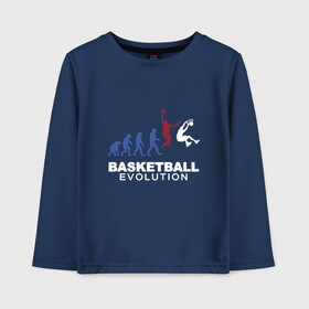 Детский лонгслив хлопок с принтом Баскетбольная эволюция в Санкт-Петербурге, 100% хлопок | круглый вырез горловины, полуприлегающий силуэт, длина до линии бедер | and1 | basketball | coach | evolution | game | james | jordan | lebron | monkey | mvp | nba | player | slam dunk | sport | streetball | team | баскетбол | баскетболист | бросок | джеймс | джордан | игра | игрок | леброн | мяч | нба | обезьяна | 