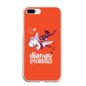 Чехол для iPhone 7Plus/8 Plus матовый с принтом Django on a pony в Санкт-Петербурге, Силикон | Область печати: задняя сторона чехла, без боковых панелей | dicaprio | django | film | movie | pony | tarantino | джанго | джанго освобожденный | ди каприо | дикаприо | квентин | кино | тарантино | фильмы