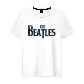 Мужская футболка хлопок с принтом The Beatles в Санкт-Петербурге, 100% хлопок | прямой крой, круглый вырез горловины, длина до линии бедер, слегка спущенное плечо. | битлз | британская | группа | джон леннон | джордж харрисон | ливерпуль | пол маккартни | ринго старр | рок