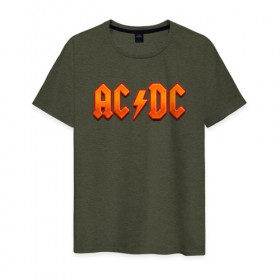 Мужская футболка хлопок с принтом AC/DC в Санкт-Петербурге, 100% хлопок | прямой крой, круглый вырез горловины, длина до линии бедер, слегка спущенное плечо. | австралийская | ангус янг | блюз | группа | малькольм янг | рок | рок н ролл | стиви янг | хард