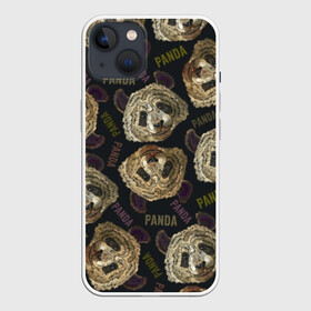 Чехол для iPhone 13 с принтом Панды в Санкт-Петербурге,  |  | animals | art | background | bears | beautiful | cool | drawing | fashion | funny | pandas | picture | style | trees | бамбук | весёлые | ветки | вышивка | графика | деревья | животные | искусство | картинка | красивый | крутой | медведи | мода | модный |
