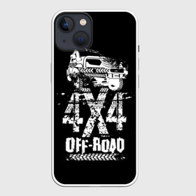 Чехол для iPhone 13 с принтом Off road в Санкт-Петербурге,  |  | big | car | cool | dirt | drive | emblem | extreme | full | ins | logo | off road | race | speed | sport | suv | text | tires | wheels | автомобиль | большие | вездеход | внедорожник | гонка | грязь | колёса | крутой | логотип | машина | надпись | полный 