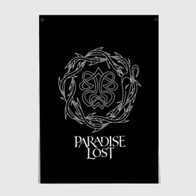 Постер с принтом Paradise Lost в Санкт-Петербурге, 100% бумага
 | бумага, плотность 150 мг. Матовая, но за счет высокого коэффициента гладкости имеет небольшой блеск и дает на свету блики, но в отличии от глянцевой бумаги не покрыта лаком | metal | paradise lost | готик метал | готик рок | группы | дум метал | дэт дум | метал | музыка | рок