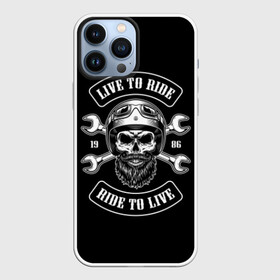 Чехол для iPhone 13 Pro Max с принтом Vintage motorcycle label в Санкт-Петербурге,  |  | beard | biker | emblem | font | for | helmet | inscripti | logo | monochrome | motorcycle | mustache | retro | ride | sign | skull | sticker | vintage | байкер | борода | для | знак | инструмент | кататься | ключи | логотип | люблю | мотоцикл | 