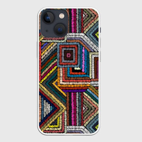 Чехол для iPhone 13 mini с принтом Этнический орнамент в Санкт-Петербурге,  |  | bright | carpet | colors | embroidery | ethnic | fashion | geometric | national | ornament | pattern | style | thread | вышивка | геометрический | ковер | мода | национальная | нитки | орнамент | стиль | узор | цвета | этнический | яркие