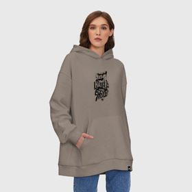 Худи SuperOversize хлопок с принтом Haters gonna Hate в Санкт-Петербурге, 70% хлопок, 30% полиэстер, мягкий начес внутри | карман-кенгуру, эластичная резинка на манжетах и по нижней кромке, двухслойный капюшон
 | haters gonna hate | прикольный принт | футболка принт