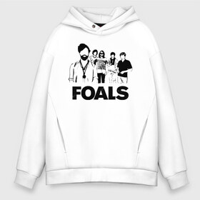 Мужское худи Oversize хлопок с принтом Foals в Санкт-Петербурге, френч-терри — 70% хлопок, 30% полиэстер. Мягкий теплый начес внутри —100% хлопок | боковые карманы, эластичные манжеты и нижняя кромка, капюшон на магнитной кнопке | foals | yannis philippakis | группы | дэнс панк | инди | мат рок | музыка | рок | фоалз | яннис филиппакис