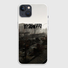 Чехол для iPhone 13 с принтом Escape from Tarkov в Санкт-Петербурге,  |  | 2028 | battlestate | battlestate games | bear | contract wars | eft | escape | escape from tarkov | games | hired ops | hops | r.2028 | russia 2028 | tarkov | usec | хопс | чвк