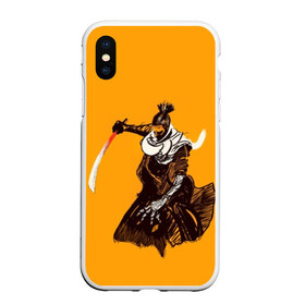 Чехол для iPhone XS Max матовый с принтом Sekiro shadows die twice в Санкт-Петербурге, Силикон | Область печати: задняя сторона чехла, без боковых панелей | dark souls | from software | game | pc | sekiro | sekiro shadow | sekiro shadows die twice | воин | игра | катана | кровь | меч | ниндзя | пк | самурай | секиро | шиноби | япония