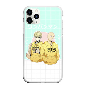 Чехол для iPhone 11 Pro матовый с принтом Genos adn Saitama в Санкт-Петербурге, Силикон |  | anime | hero | man | ok | ok hero | one | one punch | punch | superhero | аниме | ванпанч | ванпачмен | генос | один удар | сайтама | супергерой