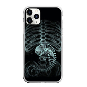 Чехол для iPhone 11 Pro матовый с принтом Чужой на Рентгене в Санкт-Петербурге, Силикон |  | alien | больница | больной | внутренний мир | врач | клиника | кости | пациент | ребра | рентген | скелет | снимок | хищник
