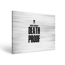 Холст прямоугольный с принтом Death Proof в Санкт-Петербурге, 100% ПВХ |  | death proof | quentin | tarantino | квентин тарантино | тарантино