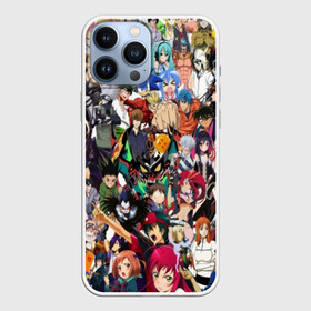 Чехол для iPhone 13 Pro Max с принтом ANIME HEROES | АНИМЕ ГЕРОИ в Санкт-Петербурге,  |  | Тематика изображения на принте: anime heroes | gintama | high school dxd | no game no life | one piece | re:creators | satsuriku no tenshi | shokugeki no soma | sword art online | violet evergarden | аниме герои | атака на титанов | б | без игры жизни нет | бездомный бог | 