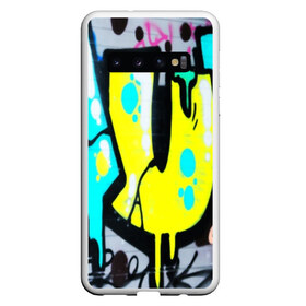 Чехол для Samsung Galaxy S10 с принтом Кислотный арт в Санкт-Петербурге, Силикон | Область печати: задняя сторона чехла, без боковых панелей | grafiti | paint | street art | urban | город | граффити | искусство | кирпичи | краски | рисунки | стена | улицы | уличное искусство