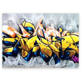 Поздравительная открытка с принтом Street art в Санкт-Петербурге, 100% бумага | плотность бумаги 280 г/м2, матовая, на обратной стороне линовка и место для марки
 | grafiti | paint | street art | urban | город | граффити | искусство | кирпичи | краски | рисунки | стена | улицы | уличное искусство