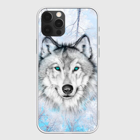 Чехол для iPhone 12 Pro Max с принтом Волк в Санкт-Петербурге, Силикон |  | Тематика изображения на принте: берёзы | волчара | глаза | зима | лес | матёрый | небо | собака | хищник