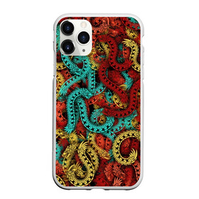 Чехол для iPhone 11 Pro Max матовый с принтом Кетцалькоатли в Санкт-Петербурге, Силикон |  | aztek | quetzalcoatl | quetzalcoatlus | ацтеки | дракон | змея | зхмей | кетцалькоатль | мифология | монстр | паттрен | узор