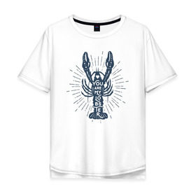 Мужская футболка хлопок Oversize с принтом You are my lobster в Санкт-Петербурге, 100% хлопок | свободный крой, круглый ворот, “спинка” длиннее передней части | crayfish | lobster | лобстер | надписи | рак