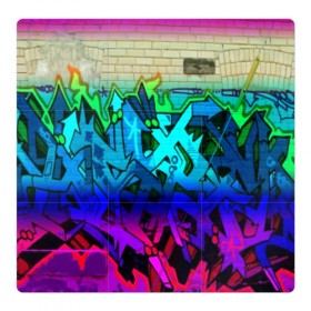 Магнитный плакат 3Х3 с принтом graffiti neon в Санкт-Петербурге, Полимерный материал с магнитным слоем | 9 деталей размером 9*9 см | Тематика изображения на принте: felipe pantone | grafiti | paint | street art | urban | город | граффити | искусство | кирпичи | краски | рисунки | стена | улицы | уличное искусство