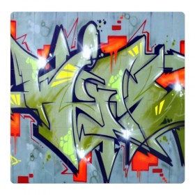 Магнитный плакат 3Х3 с принтом graffiti urban в Санкт-Петербурге, Полимерный материал с магнитным слоем | 9 деталей размером 9*9 см | Тематика изображения на принте: felipe pantone | grafiti | paint | street art | urban | город | граффити | искусство | кирпичи | краски | рисунки | стена | улицы | уличное искусство
