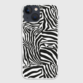 Чехол для iPhone 13 mini с принтом Полосы зебры в Санкт-Петербурге,  |  | abstraction | african | animal | black and white | camouflage | disguise | skin | stripes | zebra | абстракция | африканская | животное | зебры | камуфляж | маскировка | полосы | черно белый