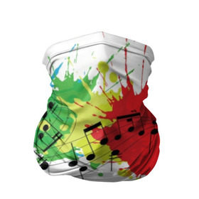 Бандана-труба 3D с принтом Ноты color в Санкт-Петербурге, 100% полиэстер, ткань с особыми свойствами — Activecool | плотность 150‒180 г/м2; хорошо тянется, но сохраняет форму | music | абстракция | книга | листы | музыка | музыкальный | ноты | произведение | страница | тетрадь