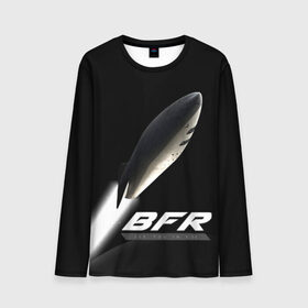 Мужской лонгслив 3D с принтом BFR (Big Falcon Rocket) в Санкт-Петербурге, 100% полиэстер | длинные рукава, круглый вырез горловины, полуприлегающий силуэт | Тематика изображения на принте: bfr | big falcon rocket | elon musk | falcon 9 | falcon heavy | spacex | илон маск | космический корабль | космос | ракета